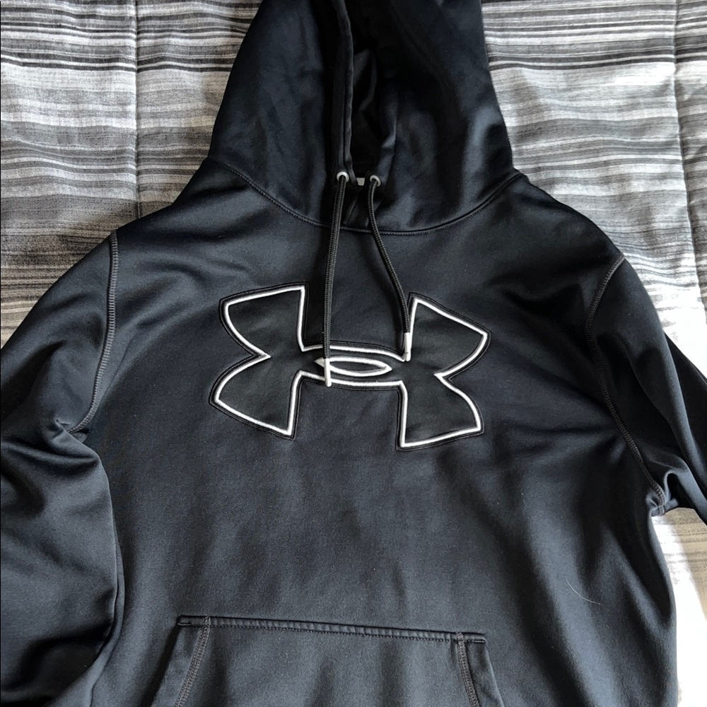 Under Armour Charcoal Hoodie with Logo